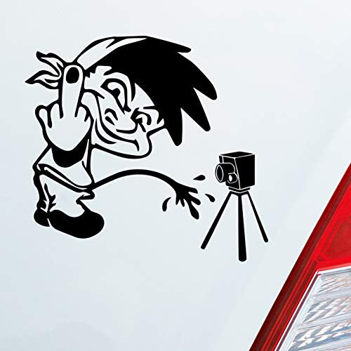 Hellweg Druckerei Männeken Piss Blitzer Tuning Radar Auto Aufkleber Sticker Heckscheibenaufkleber