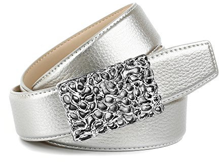 Anthoni Crown Damen B1IZ.TS Gürtel, Silber (Silber 015), (Herstellergröße: 95)