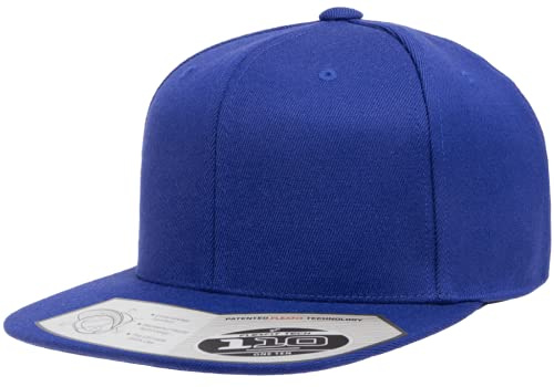 Flexfit Herren 110 Classic Snapback Hut, Königlich (Royal), Einheitsgröße