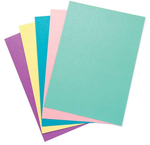Baker Ross AW335 Perlmutt Bastelkarton A4-15 Blatt, DIN A4 Perlmuttfarbene Karte zum Basteln für Kinder und Erwachsene
