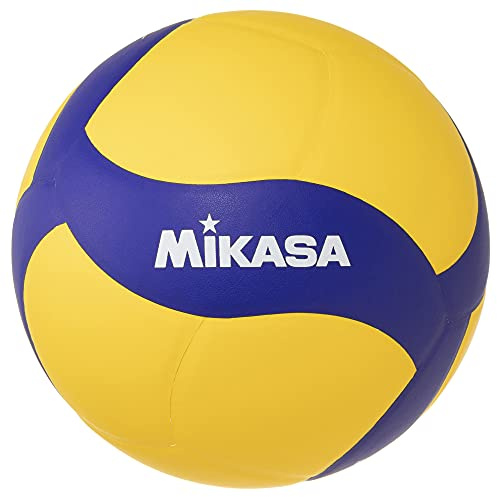 Mikasa VT1000W VT1000W Volley Training Medizinball Nr. 5 für allgemeine Universität, Gymnasiasten, 1 kg, Gelb/Blau, empfohlener Innendruck: 0,3 kgf/cm²