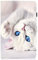 Lspcase - Carcasa para Galaxy Tab A de 10,1 Pulgadas 2019, Funda de Piel sintética para Samsung Galaxy Tab A de 10,1 Pulgadas, 2019 SM-T510 SM-T515 Gato, Color Blanco