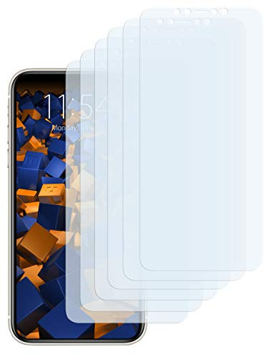 mumbi Schutzfolie kompatibel mit iPhone 11 Folie klar, Displayschutzfolie (6x), durchsichtig