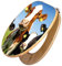 banjado Design WC Sitz Bambus 45x37,5cm / Toilettendeckel Holz/hochwertiger Toilettensitz/Bambus-Toilettendeckel für alle gängigen Toiletten - Kühe