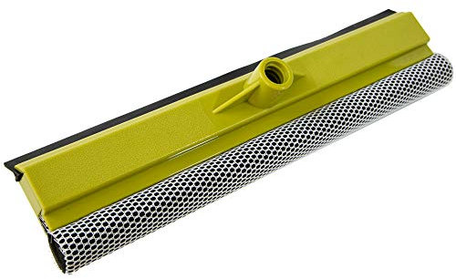 DOCAZOO DocaPole Car Squeegee & Washer | Classic Car Squeegee Head |Auto Squeegee for Use with Threaded Handle or Extension Pole | Car Window Squeegee (DocaPole Extension Pole Not Included)