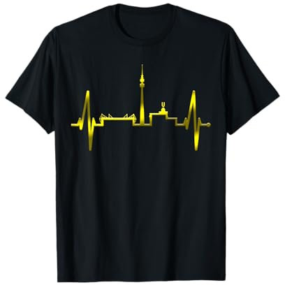 Dortmund Herzschlag Skyline Puls Ruhrpott Stadion Dortmunder T-Shirt