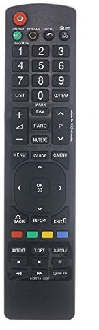 Aurabeam Control Remoto Compatible con LG 47LW6500UAAUSYLUR Televisión/TV