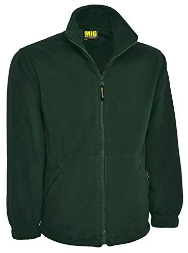 MIG Mens Classic Fleece Jacket Coat Size XS to 5XL Work Leisure Sports | Classic men's fleece jacket for work, leisure, sports and casual wear, available in sizes XS-5XL