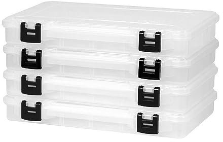 PLANO Unisex-Erwachsene ProLatch 3700 Stowaway Tackle Box Angelbox, Transparent