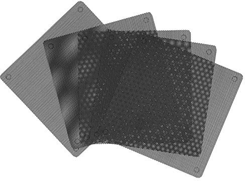 Zunate Datorfläktskydd, 5 st 10 cm PVC-fläkt dammskydd ultrafin fläktfilter PC kylfilter, för datorhöljesfläktar/högtalargaller