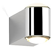 Tobias Grau Globe Wall 6 Wandleuchte Silber Aluminium, Energieeffizienz: A - A++, Maße: 6,5 x 15 x 6 cm, CWA81-0
