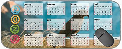 2022 Kalender Mauspad, Kea Parrot Bird MP245 rutschfeste Gummi Mousepad