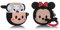 Derhom Airpods 3 Cover in Silicone Divertente Carino Moda Morbida Pelle di Copertina Del Fumetto Compatibile per Apple Airpods 3[Serie Avatar dei Cartoni Animati][2021 Rilasciato] (Minnie Face)