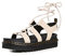 Dr. Martens Nartilla, Amphibians Mujer, Parchment Beige Milled Nappa, 37 EU