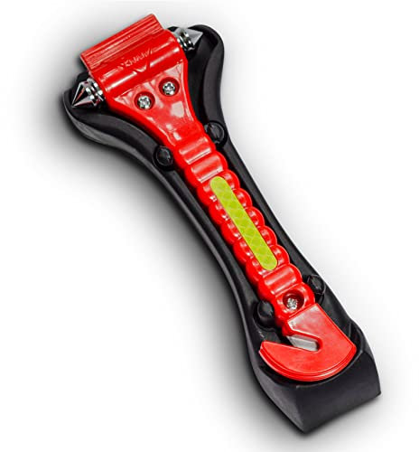 Nova Car Emergency Escape Window Break Hammer Safety Seat Belt Cutter Tool (Large)