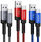 USB C Charger Cable 3M/10FT 3Pack USB Type C Charger Cable Fast Charging 3A Braided phone charger Cables for Samsung Galaxy S22 S21 S20 S23 S10 A12 A21s A20e A40 A32 A52S,Google Pixel 7 6,Switch,PS5