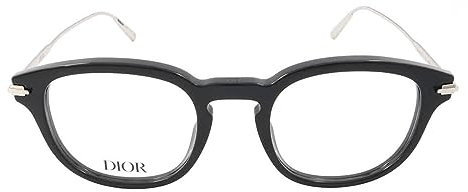 Dior Demo Phantos Herren Brille DIORBLACKSUITO R2I 1300 49, Schwarz, 49