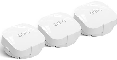 Wandhalterung für eero Pro 6e/Pro 6 Mesh Wi-Fi System, Relassy Outlet Wandhalterung Ständer Halterung kompatibel mit eero Pro 6e Tri-Band Mesh, Wandhalterung für eero Pro 6 Extender Router Wire