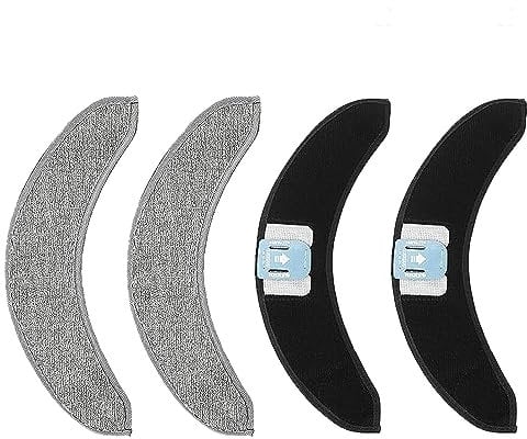 Odashen Paquete de 4 almohadillas de repuesto para iRobot Roomba Combo J7 J7+ robot aspiradora, almohadillas de microfibra lavables y reutilizables