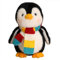Martin Kench Pinguin Stofftier Plüschtier, Pinguin Kuscheltier Süße Pinguin Plüsch Spielzeug Tier Kissen Geschenk Für Kinder/Erwachsene (Rot)