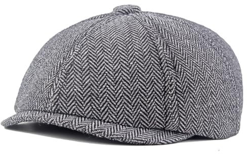 EBHO Herren Barette,Schiebermütze Herren,Schirmmützen,Herren Wintermützen,Schirmmütze Herren, Herren Newspaperboy Flat Cap