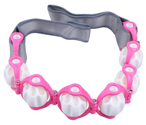 JECOMPRIS Körpermassagerolle Langes Streifendesign Tragbares Massagegerät Mit Rollkugeln Für Nacken Rücken Arme Fördert Durchblutung Und Entspannung