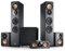 Teufel Ultima 40 Surround Power Edition 5.1-Set - Heimkino Lautsprecher 5.1 Soundanlage mit riesigem Subwoofer (optional kabellos ansteuerbar), Bassreflex, 3-Wege-System - Schwarz