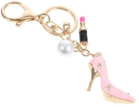 Gatuida Lipstick Perfume Bottle Keychain Cute Fashion Holder for Girls Women Bag Charms Kawaii Keyring Accessories for Car Keys