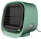 rongweiwang Mini ventilador de refrigeración por agua, aire acondicionado portátil de escritorio, USB, aire acondicionado portátil, con pequeño, Verde