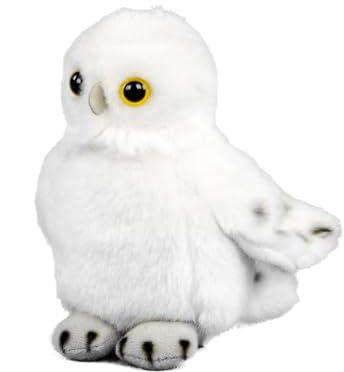 Teddys Rothenburg Kuscheltier Schneeeule weiß 13 cm Plüschschneeeule Plüschtier