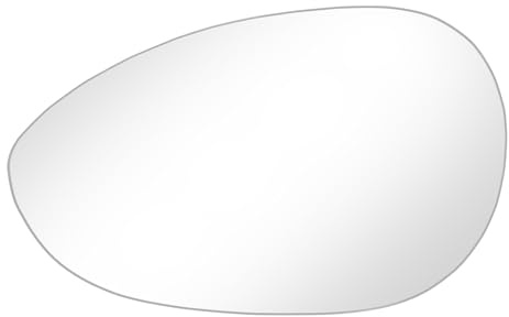 Mingke Verre de Rétroviseur Gauche Compatible avec Fiat 500(312) 500C(312) GRANDE PUNTO(199) LINEA(323 110) PUNTO(199) Abarth 500C 595C 695C(312) Glace Retroviseur avec Chauffant et Plaque de Support