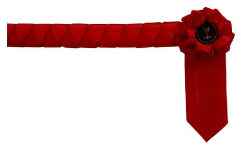 ShowQuest - Pferde-Stirnriemen Goodwood, Leder (Full) (Rot)