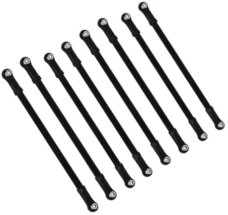 BELLIFFY Zugstange hochstihl ösch Noir swor Metall Ersatzteil Modellauto Stange Verbindungsstangenarm Lenkstangen vorne und hinten Lenkgestänge Verbindungsstangen vorne und hinten Black
