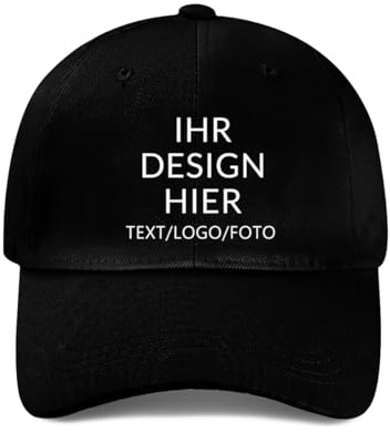 ERICAT personalisiert Cap personalisierte Basecap personalisiertes Baseball Cap mit Foto –selbst gestalten mit Ihrem Logo Kappe, Unisex-Trucker-Kappe Mesh Cap