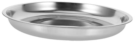 Gatuida Piatto in Acciaio Per Bilancia Vassoio Di Pesatura Per Alimenti Gioielli e Misurazione Di Liquidi Adatto Per Cucina e