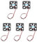 Wzxksoac 5 Stücke 50mm x 50mm x 10mm 5010 DC 12V 0.1A 2Pin Buerstenlos Kuehlventilator