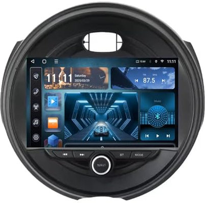 Android 13 Car Radio 9 Pulgadas Pantalla táctil para BMW MINI COOPER F54 F55 F56 F60 2014-2019 Multimedia pantalla coche con Navegación GPS Navigation BT Radio RDS USB FM Cámara Trasera(C1 2+32G)