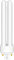 suuosl 2pcs 18W G24q-2 Compact Fluorescent 4 Pin Light Bulbs, Neutral Light 4000K, 1200 Lumens 2U Energy Saving CFL Tube, 240V PLC Non-Dimmable Lamp for Bathroom, Corridor, Kitchen, Indoor Use