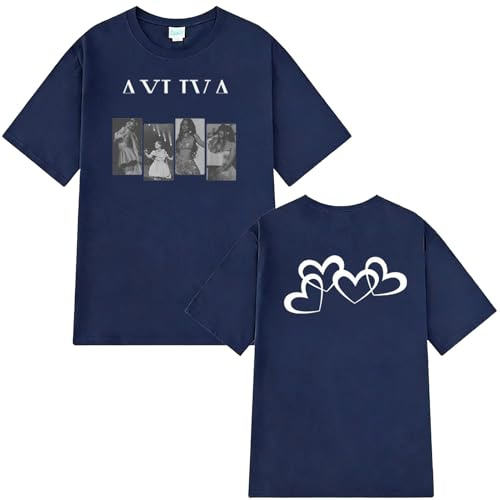 Lässiges Baumwoll-T-Shirt Aylivva Vintage Bedrucktes T-Shirt Aus Baumwolle, Unisex, Streetwear-Shirt, Album-Geschenke
