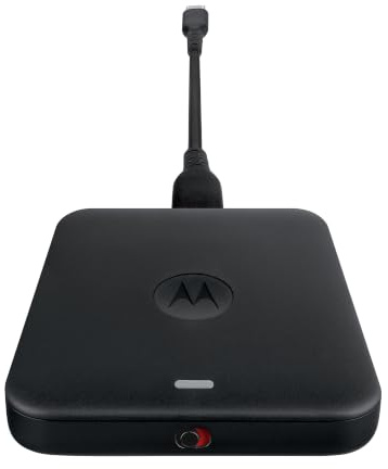 Motorola Drive MA2 - Adattatore wireless Android Auto, sviluppato da Google, Wi-Fi 5 GHz, connessione automatica Bluetooth, USB-A e USB-C, multipunto