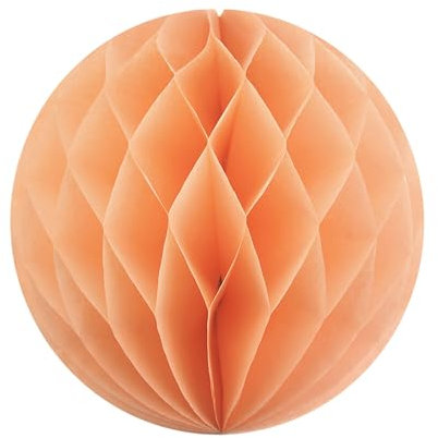 10 Wabenbälle 30cm Set ( apricot 714 ) // Waben Ball Honeycomb Papier Hänge Deko Laternen Dekoration Bälle Pompons PomPom Party Hochzeit Raumdeko