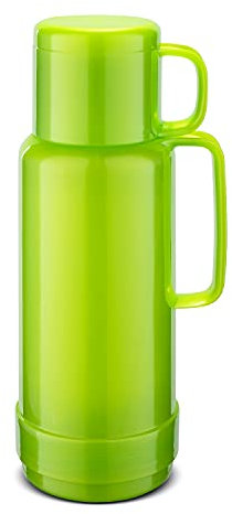 ROTPUNKT hochwertige Isolierflasche 80 I Thermoflasche für heiße u. kalte Getränke I langanhaltender Geschmack - Glaseinsatz I warmhalteflasche | 1,0L sh. pear