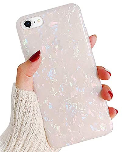 J.west iPhone 6S Plus Case, iPhone 6 Plus Case for Girls, Cute Luxury Sparkle Bling Crystal Clear Slim Flex Bumper Shockproof TPU Soft Rubber Silicone Back Cover Phone Case for iPhone 6s Plus Colorful