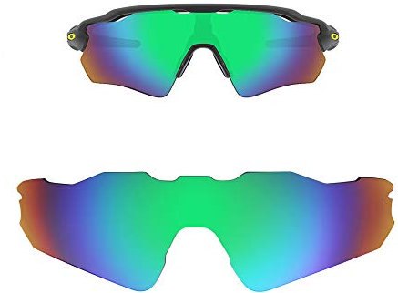 HiCycle2 FOOUS Spiegel Polarisiert Ersatz-Brillengläser für Oakley Radar EV Path Sonnenbrille (grün)