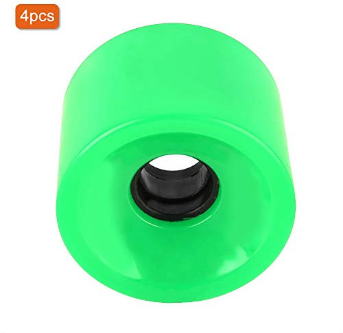 Alomejor Skateboard Wheels 70 * 51mm Longboard Skate Wheel Set für Long Board Radersatz(Grün)