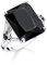 THOMAS SABO Damen Ring Stein Schwarz groß mit Stern 925 Sterlingsilber, Geschwärzt TR2261-641-11