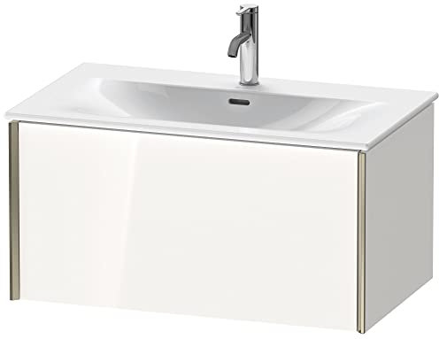 Duravit XViu 4034 Waschtischunterbau wandhängend, 1 Auszug, für Waschtisch Viu 234483, 810x480 mm, Farbe (Front/Korpus): Champagner matt/weiß Hochglanz. - XV40340B122