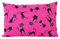 GIRAFFENLAND Zirbenkissen 30x20cm, Katze-pink + Bio Inlett Natur - Zirbenholzspäne im Zirbenholzkissen
