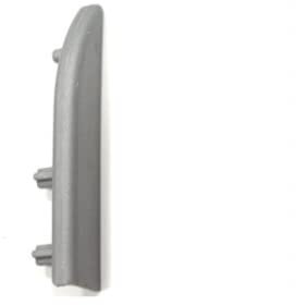 ZOCCOLINO BATTISCOPA PVC CAVO, FUNZIONE PASSACAVO PREZZO VENDITA AL METRO IN BARRE 2mt (TERMINALE DX 2PZ)