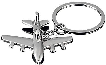 Simulation 3D Modèle Avion Avion Porte-clés Porte-clés Anneau Porte-clés Durable en Utilisation Attractif